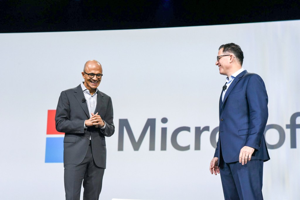 Entre Satya Nadella y Michael&nbsp;Dell